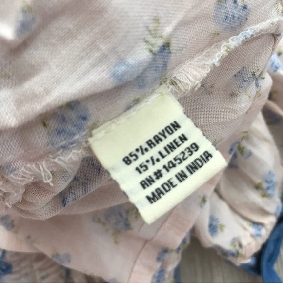 Sim & Sam Floral Ruffle Blouse - Picture 5 of 5